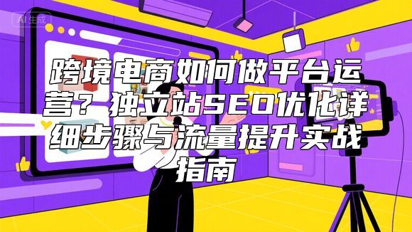 跨境电商如何做平台运营？独立站SEO优化详细步骤与流量提升实战指南