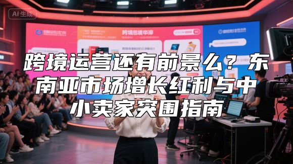 跨境运营还有前景么？东南亚市场增长红利与中小卖家突围指南