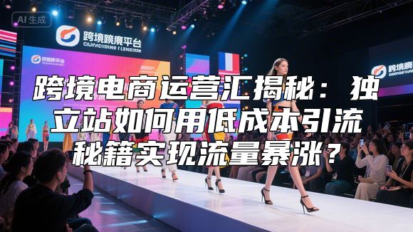 跨境电商运营汇揭秘：独立站如何用低成本引流秘籍实现流量暴涨？