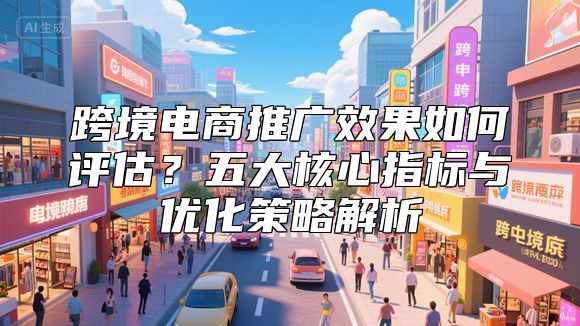 跨境电商推广效果如何评估？五大核心指标与优化策略解析