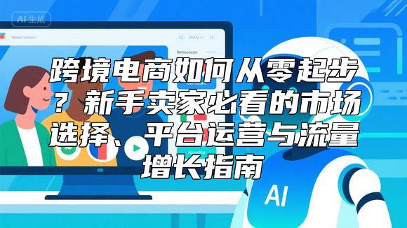 跨境电商如何从零起步？新手卖家必看的市场选择、平台运营与流量增长指南