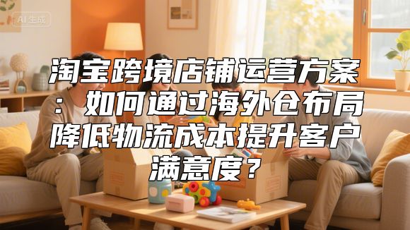 淘宝跨境店铺运营方案：如何通过海外仓布局降低物流成本提升客户满意度？