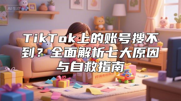 TikTok上的账号搜不到？全面解析七大原因与自救指南