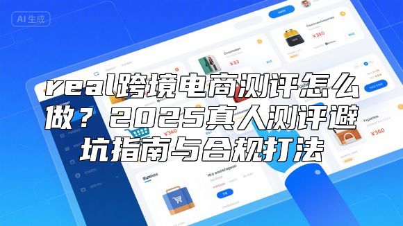 real跨境电商测评怎么做？2025真人测评避坑指南与合规打法