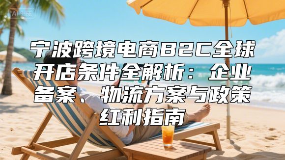 宁波跨境电商B2C全球开店条件全解析：企业备案、物流方案与政策红利指南