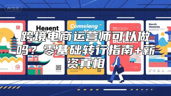 跨境电商运营师可以做吗？零基础转行指南+薪资真相