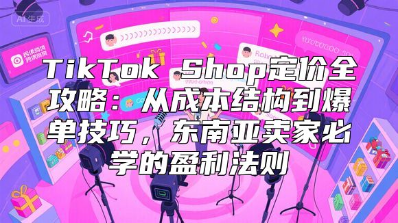 TikTok Shop定价全攻略：从成本结构到爆单技巧，东南亚卖家必学的盈利法则