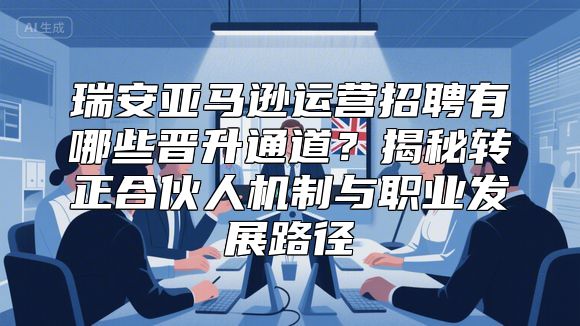 瑞安亚马逊运营招聘有哪些晋升通道？揭秘转正合伙人机制与职业发展路径