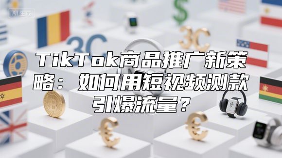 TikTok商品推广新策略：如何用短视频测款引爆流量？