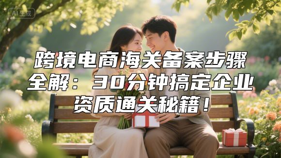 跨境电商海关备案步骤全解：30分钟搞定企业资质通关秘籍！