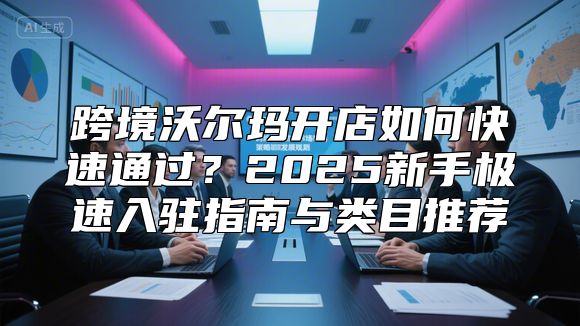 跨境沃尔玛开店如何快速通过？2025新手极速入驻指南与类目推荐