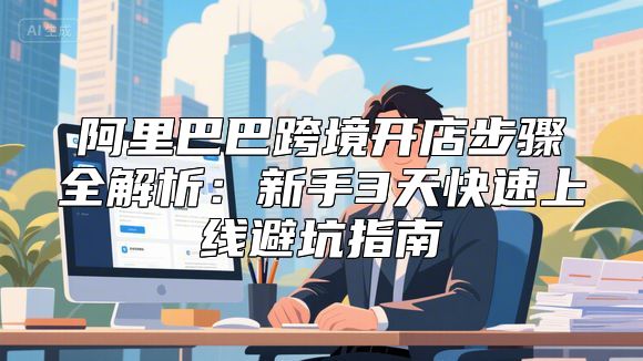 阿里巴巴跨境开店步骤全解析：新手3天快速上线避坑指南
