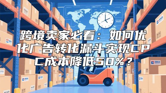 跨境卖家必看：如何优化广告转化漏斗实现CPC成本降低50%？