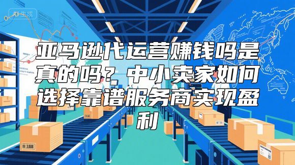 亚马逊代运营赚钱吗是真的吗？中小卖家如何选择靠谱服务商实现盈利