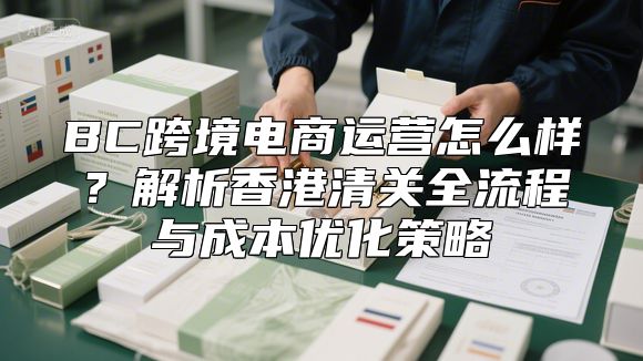 BC跨境电商运营怎么样？解析香港清关全流程与成本优化策略