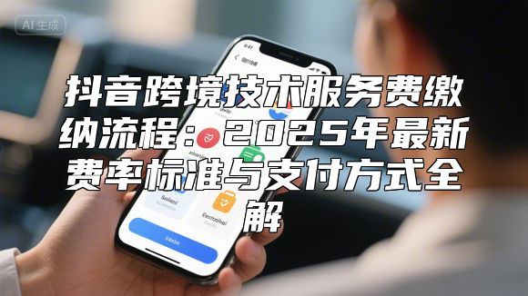 抖音跨境技术服务费缴纳流程：2025年最新费率标准与支付方式全解