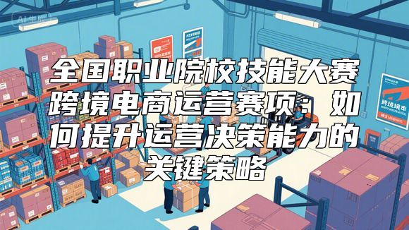 全国职业院校技能大赛跨境电商运营赛项：如何提升运营决策能力的关键策略
