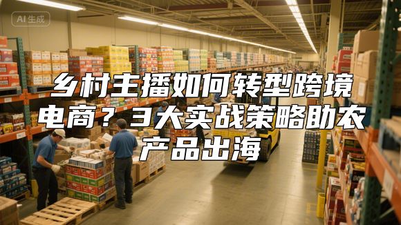 乡村主播如何转型跨境电商？3大实战策略助农产品出海