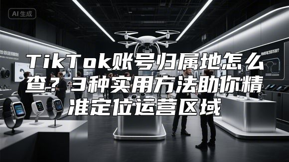 TikTok账号归属地怎么查？3种实用方法助你精准定位运营区域