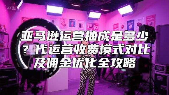 亚马逊运营抽成是多少？代运营收费模式对比及佣金优化全攻略