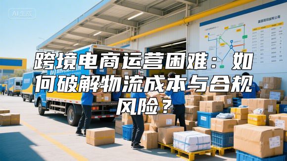 跨境电商运营困难：如何破解物流成本与合规风险？
