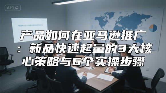 产品如何在亚马逊推广：新品快速起量的3大核心策略与6个实操步骤