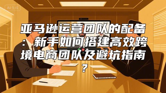 亚马逊运营团队的配备：新手如何搭建高效跨境电商团队及避坑指南？