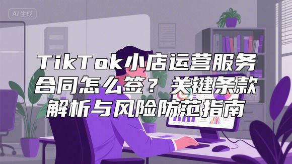 TikTok小店运营服务合同怎么签？关键条款解析与风险防范指南