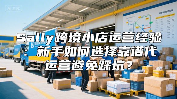 Sally跨境小店运营经验：新手如何选择靠谱代运营避免踩坑？