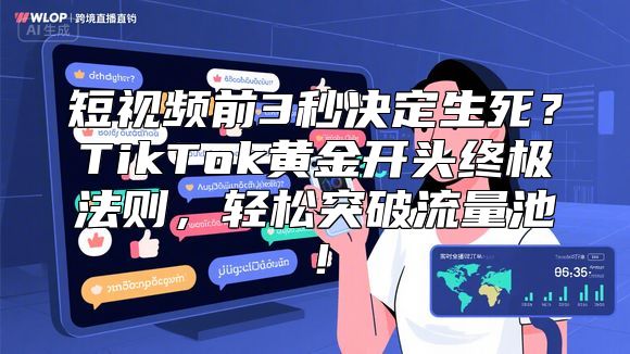 短视频前3秒决定生死？TikTok黄金开头终极法则，轻松突破流量池！
