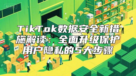 TikTok数据安全新措施解读：全面升级保护用户隐私的5大步骤