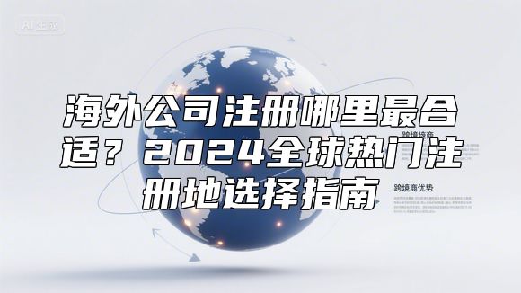 海外公司注册哪里最合适？2024全球热门注册地选择指南