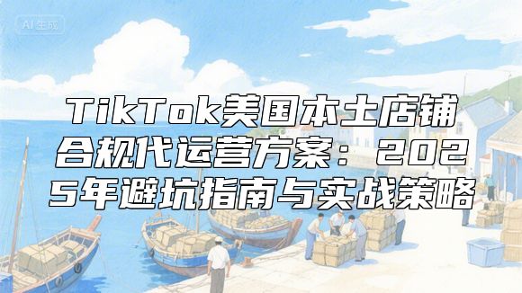TikTok美国本土店铺合规代运营方案：2025年避坑指南与实战策略