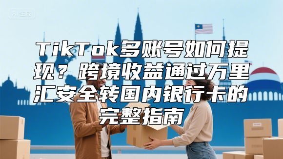 TikTok多账号如何提现？跨境收益通过万里汇安全转国内银行卡的完整指南