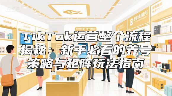 TikTok运营整个流程揭秘：新手必看的养号策略与矩阵玩法指南