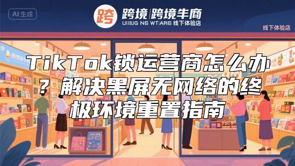 TikTok锁运营商怎么办？解决黑屏无网络的终极环境重置指南