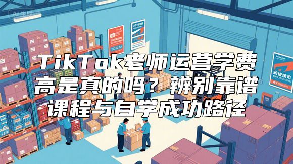 TikTok老师运营学费高是真的吗？辨别靠谱课程与自学成功路径