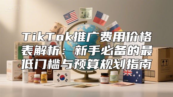 TikTok推广费用价格表解析：新手必备的最低门槛与预算规划指南