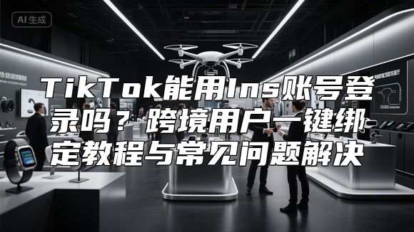 TikTok能用Ins账号登录吗？跨境用户一键绑定教程与常见问题解决