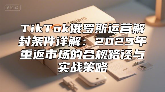TikTok俄罗斯运营解封条件详解：2025年重返市场的合规路径与实战策略