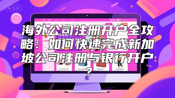 海外公司注册开户全攻略：如何快速完成新加坡公司注册与银行开户？