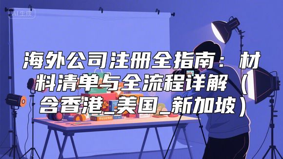 海外公司注册全指南：材料清单与全流程详解（含香港_美国_新加坡）