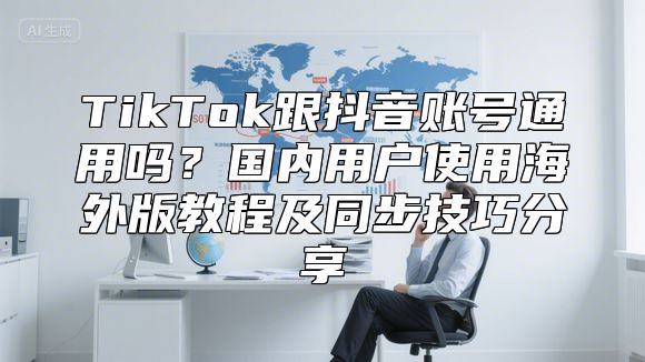 TikTok跟抖音账号通用吗？国内用户使用海外版教程及同步技巧分享