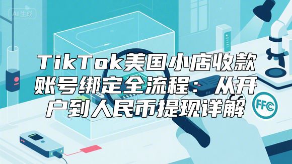 TikTok美国小店收款账号绑定全流程：从开户到人民币提现详解