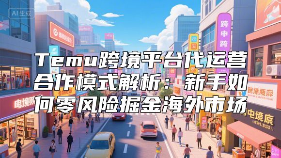 Temu跨境平台代运营合作模式解析：新手如何零风险掘金海外市场