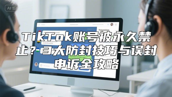 TikTok账号被永久禁止？3大防封技巧与误封申诉全攻略