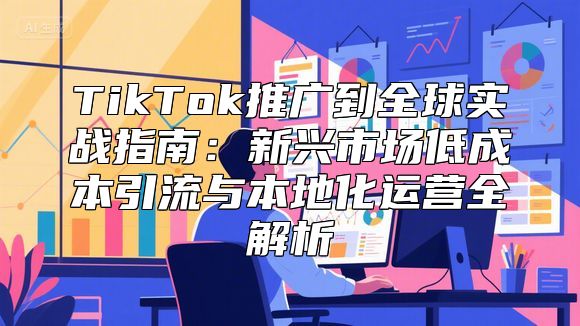 TikTok推广到全球实战指南：新兴市场低成本引流与本地化运营全解析