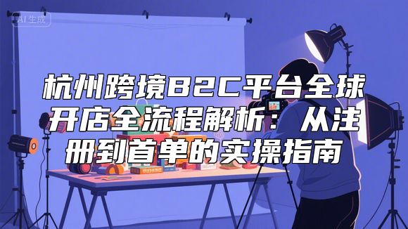 杭州跨境B2C平台全球开店全流程解析：从注册到首单的实操指南