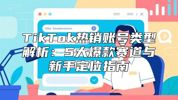 TikTok热销账号类型解析：5大爆款赛道与新手定位指南